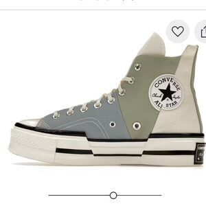 EUC Converse Chuck 70 Plus Canvas High and Mid Top Colorblock Sneaker